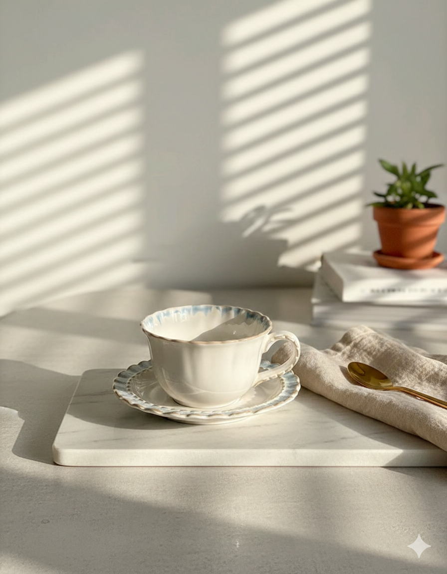 Garden Set Cup And Saucer