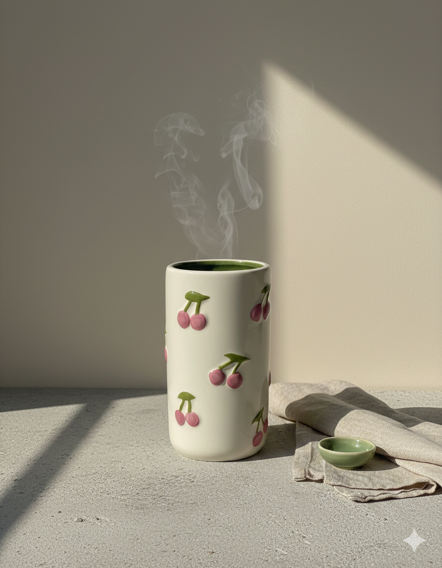 Long Cherry Mug