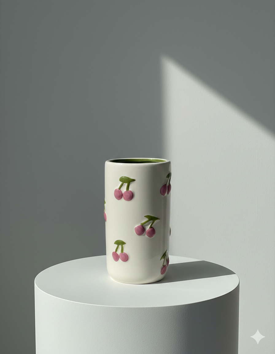 Long Cherry Mug