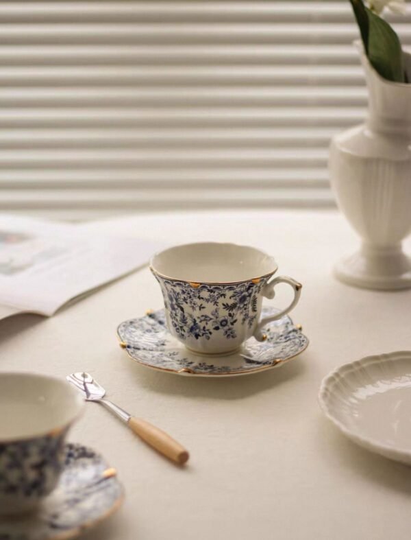 RoyalBloom – Classic Cup & Saucer Set