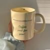 Just for U – Yellow Ceramic Mug