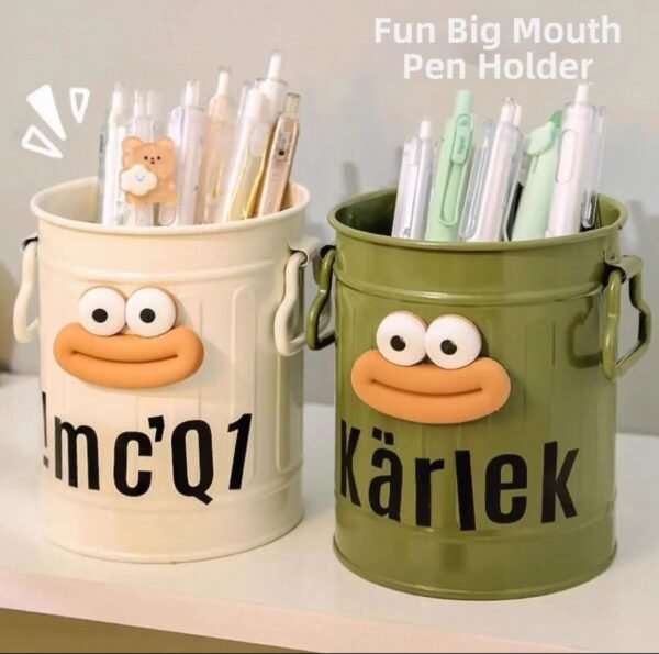 Novelty Plastic Mug – DIY Character Mug (White or Green)
