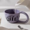 LavendAura – Large Purple Ceramic Mug