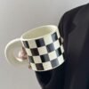 GridMug – Ceramic Checkered Mug
