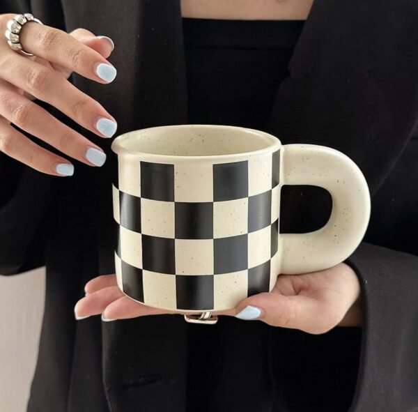 GridMug – Ceramic Checkered Mug