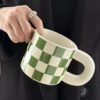 GridMug – Ceramic Checkered Mug