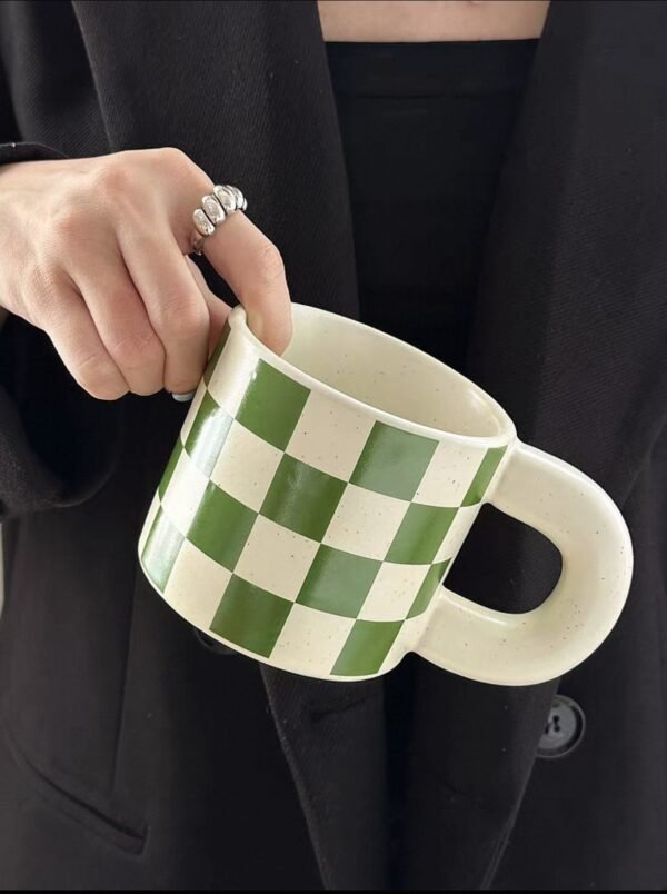 GridMug – Ceramic Checkered Mug